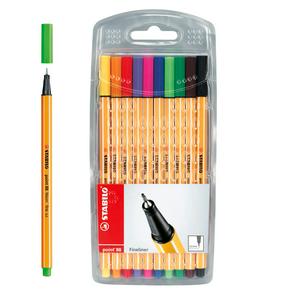 Schwan-Stabilo Point 88 Fineliner Pen 0.4mm 10 Pack