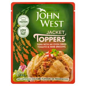 John West Jacket Toppers Tuna with Oven Dried Tomato and Herb Dressing 85g
