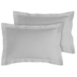Sainsbury's Home cotton rich oxford pillowcase pair dove grey (British brand)
