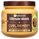 Garnier Ultimate Blends Avocado Oil Shea Butter Curl Remedy Mask 340ml