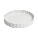 Habitat Riko Non Stick Porcelain Pie Dish Cream 24cm