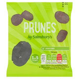 Sainsbury's dried plums 40g snack pack (British brand)