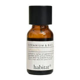 Habitat Scented Oil Geranium and Basil Aromatherapy 15ml