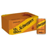 Schweppes Ginger Beer 12x150ml Glass Bottle Multipack Soft Drink