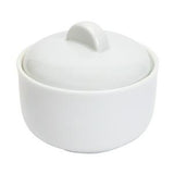 Habitat Riko White Porcelain Sugar Bowl