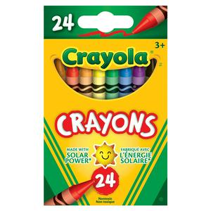 Crayola Assorted Wax Crayons 24 Pack - British product