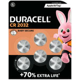 Duracell CR2032 Lithium Coin Battery 3V Specialist Pack 6