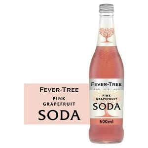 Fever-Tree Pink Grapefruit Soda 500ml, imported from the UK