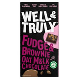 Well & Truly Fudge & Brownie Oat Milk Chocolate Bar 90g