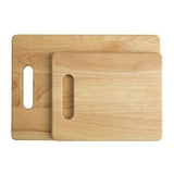 Habitat Rubber Wood Chopping Boards Pack of 2, UK version