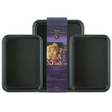 Sainsbury's Home Oven Tray Set Black 3pc Collection (British brand)