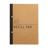 Sainsbury's Home A5 Black Lined Refill Pad
