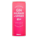 Sainsbury's Gin & Rhubarb & Ginger Cocktail Can 250ml