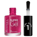 Rimmel London Super Gel Nail Polish Urban Purple 12ml