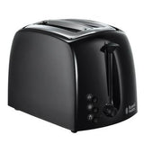 Russell Hobbs Textures 2 Slice Black Toaster