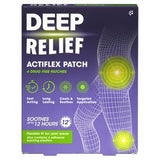 Deep Relief Actiflex Bionovex Oil & Hyaluronic Acid Patches 4 Pack