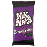 Nik Naks Rib 'N' Saucy Corn Snack Multipack x6