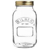 Kilner 1 Litre Preserving Jar with Vacuum Seal, UK version