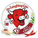 The Laughing Cow Chilli Cheese Spread Triangles 128g (British brand)