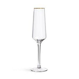 Habitat gold rim prosecco champagne flute, UK version