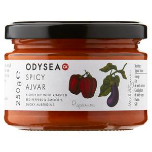Odysea Spicy Ajvar Roasted Red Pepper Dip 250g