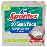 Spontex Soap Filled Pads Lemon Scent 10 Pack (British brand)