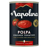 Napolina Polpa crushed tomatoes 400g, imported from the UK