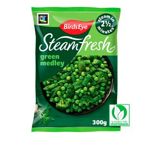 Birds Eye Steamfresh Green Medley Garlic Herb Butter Vegetable 2 x 300g