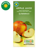 Sainsbury's Pure Apple Juice Apple Juice Pure Apple Juice Cartons 1L