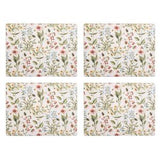 Sainsbury's floral corkback placemats set of 4 (British brand)