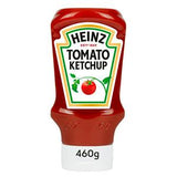 Heinz Top Down Tomato Ketchup 460g plastic bottle, UK version