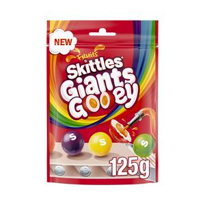 Skittles Giants Gooey Chewy Sweets Fruit Flavoured 125g