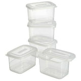 Sainsbury's Home Basics Storage Boxes 220ml 5 Pack