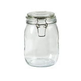 Sainsbury's Home Klip Top Glass Storage Jar 950ml