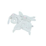 Chad Valley Baby White Comforter Rattle Set
