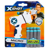 X-Shot Excel Micro Foam Dart Blaster Action Toy 8 Darts