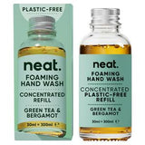 Neat Green Tea & Bergamot Foaming Hand Wash Concentrated Refill 30ml