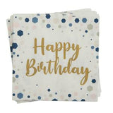 Habitat Happy Birthday Confetti Napkins Pack of 10 Party Napkins