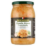 Polish Specialities Sauerkraut With Carrot 900g, imported from the UK