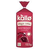 Kallo Veggie Cakes Beetroot Balsamic Seasoning 122g, UK version