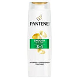 Pantene Smooth & Sleek shampoo 400ml, imported from the UK