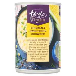 Sainsbury's Chicken Sweetcorn Chowder 380g (British brand)