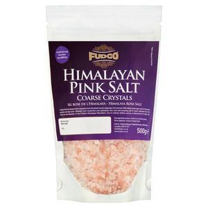 Fudco Himalayan Pink Salt Coarse 500g, UK version