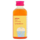 Sainsbury's yellow liquid food colouring 60ml (British brand)