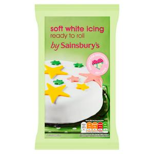 Sainsbury's Ready to Roll White Icing 1kg (British brand)