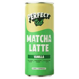 Perfect Ted vanilla matcha latte 250ml, imported from the UK
