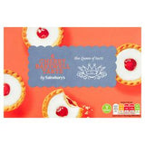 Sainsbury's Cherry Bakewells Cake Tarts Pack of Six 240g