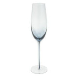 Habitat Navy Stem Champagne Flute Glass