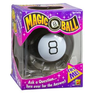 Mattel Magic 8 Ball Fortune Teller Toy 13cm, imported from the UK