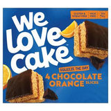 We Love Cake Chocolate Orange Cake Slices x4 132g